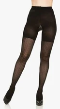 Spanx Assets Shaping Wish Bone Textured Shaping Tights by Sara Blakely Size 5