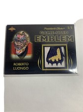 Roberto Luongo, Presidents Choice Game Used Emblem, 1 Of 1, sports cards