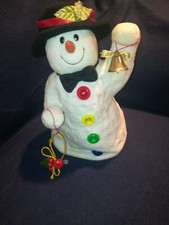 Vtg Rare Singing Frosty The Snowman Animated Music Christmas Kurt Adler