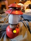 Coleman Red Lantern Model 200A Single Mantle Oil Fire Camping Vintage  — photo 7