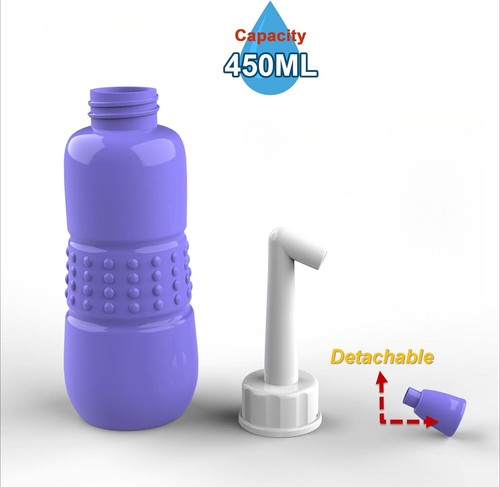 1PC Portable Bidet for Toilet 450ml Travel Bidet Handheld Personal Bidet Bottle - Picture 3 of 12