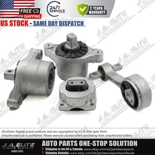 4pcs Engine Transmission Mount Kit fit Maserati GASOLINE Ghibli Quattroporte 2WD