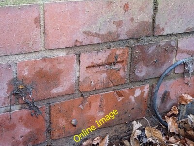 Photo 6x4 OS benchmark - Heath Hill former pumping station Heath Hill/SJ c2014