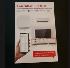 SwitchBot Hub Mini Wi-Fi Home Appliances Smart Remote Control - White...