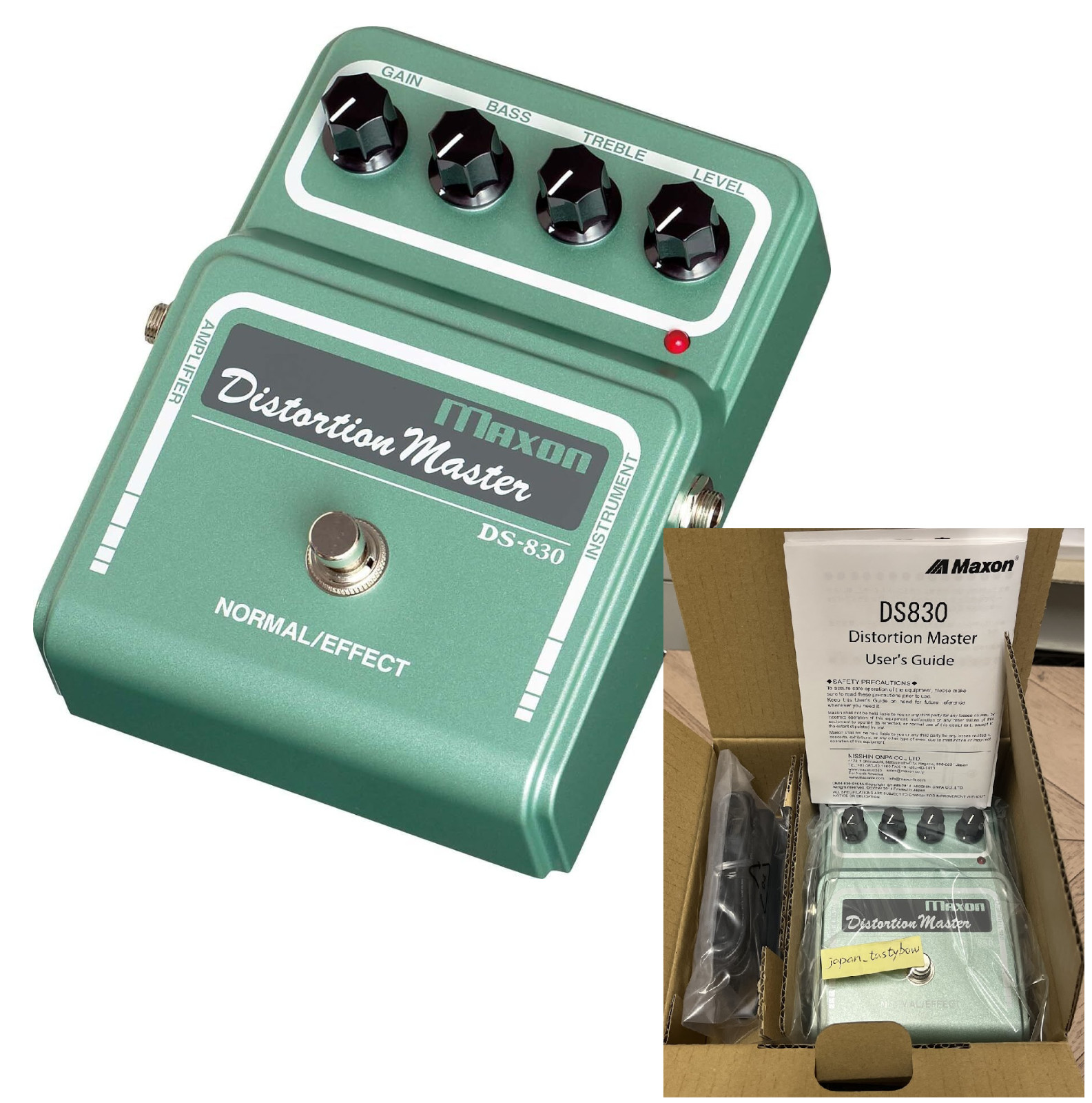 Maxon DS830 Distortion Master Guitar Effect Pedal Brand New Made in Japan