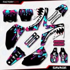 Nebula Savage Racing Camo Graphics kit fits Honda Crf250 06-09 Crf 250 Decal
