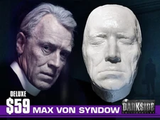 MAX VON SYNDOW THE EXORCIST LIFE-SIZE Life Cast Life-Mask in Lightweight Resin