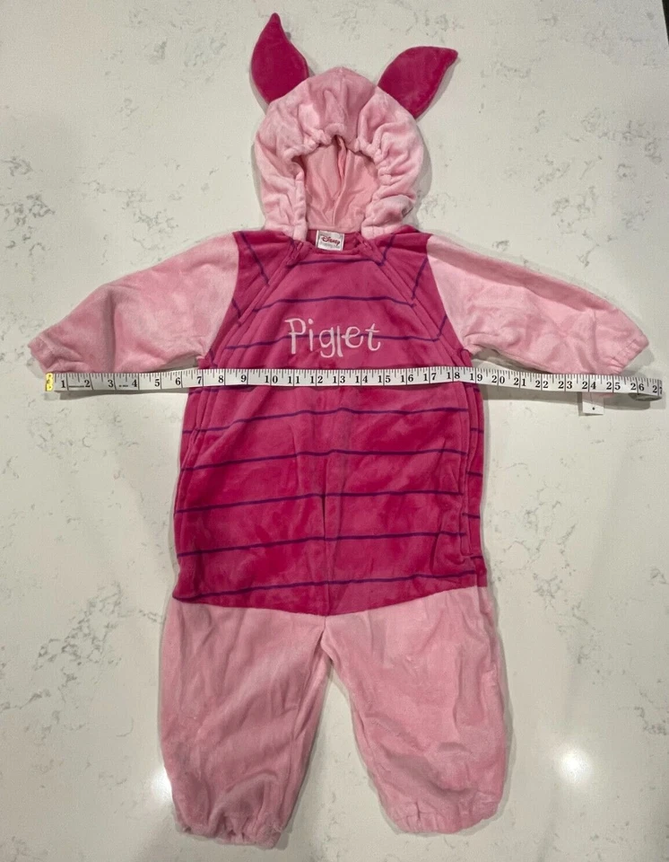 Disney Winnie the Pooh PIGLET Disfraz Bebé, Talla (18 meses), Una Pieza TOTALMENTE NUEVO Foto 4 de 4