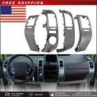 Set Car Center Inner A/C Dash Air Vent Cover Trim For 2004-2009 Toyota Prius