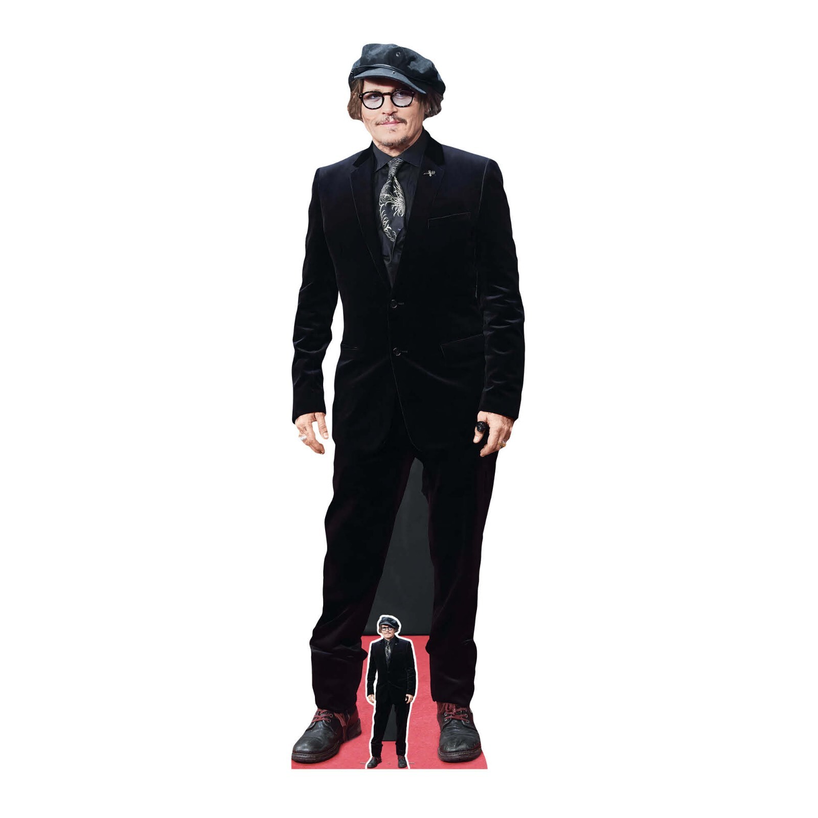 Johnny Depp Black Suit Lifesize Cardboard Cutout 179cm x 57cm with Free Mini