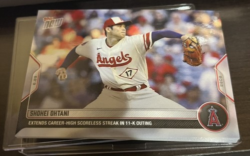 2022 Topps Now Shohei Ohtani #436 “MINT” Los Angeles Angels BEAUTY SUPERSTAR