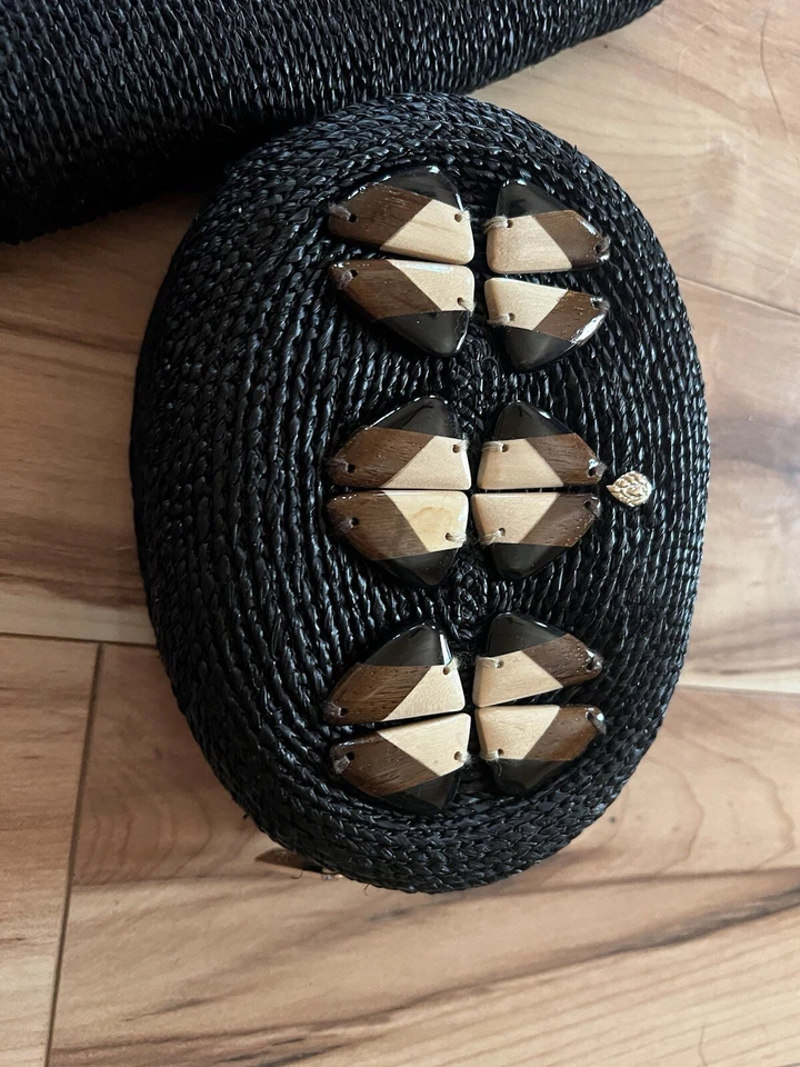 Соломенная сумка Helen Kaminki с подходящей косметичкой отличное состояние товара - Изображение 3 из 4