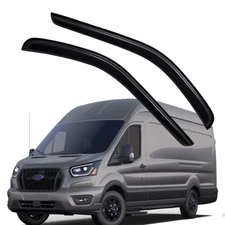 Window Visor Vent Shade Wind Deflectors for 2015-2025 Ford Transit-150 250 350