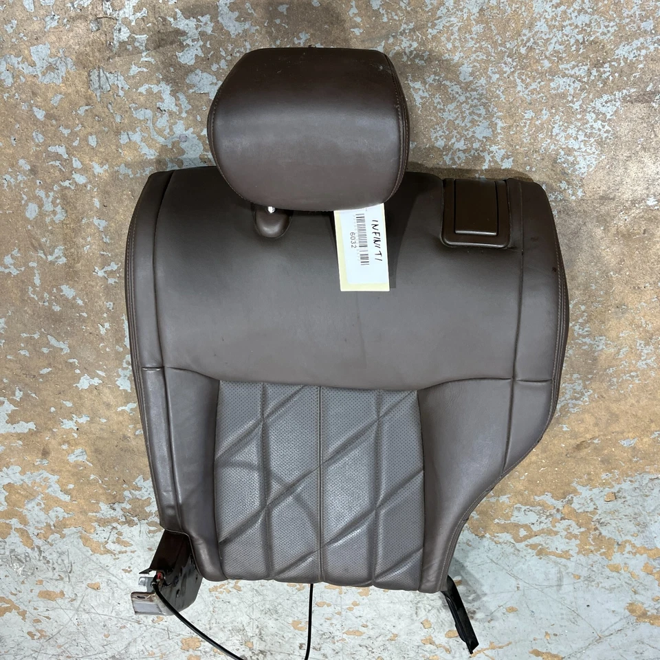 Infiniti FX35 FX50 2009-2010 asiento del conductor trasero cojín superior inferior cuero OEM Foto 3 de 4
