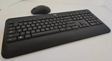 Logitech Logi Wireless Mouse And Full-Size Keyboard Black