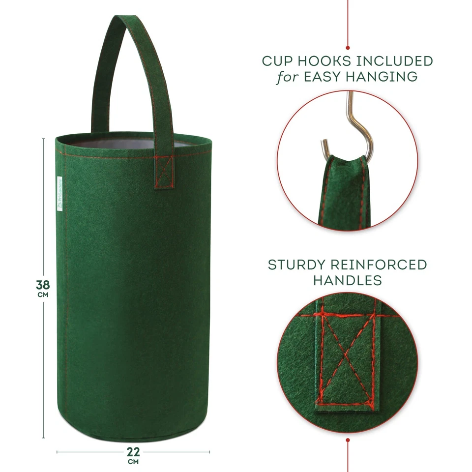 Maceta de tomate invertida Pri Gardens, paquete de 2 (plantas y suelo no incluidos) Foto 4 de 4