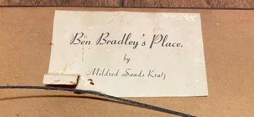 Mildred Sands Kratz Art Print Signed Ben Bradley's Place Chester Co. PA Farm - Picture 5 of 5