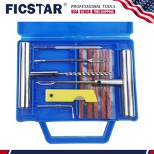 11 Piece Tire Repair Tool T-handle Tire Plug Kit To Fix Punctures And Plug Flats