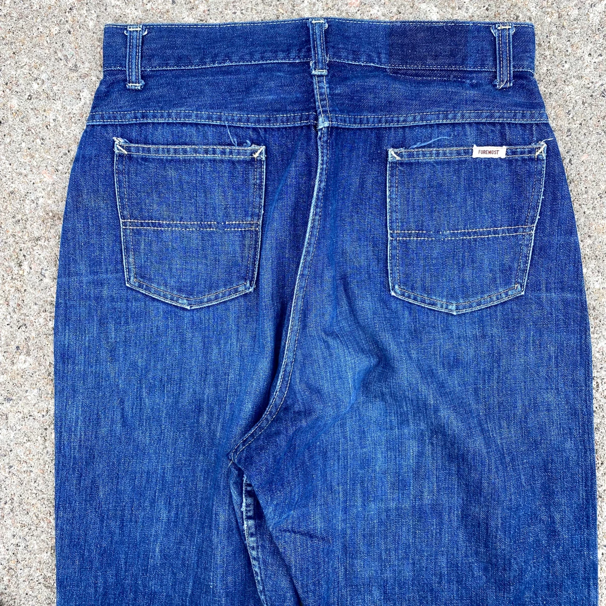 Vintage 1950s/1960s JCP Penneys Foremost Half Selvedge Denim Jeans