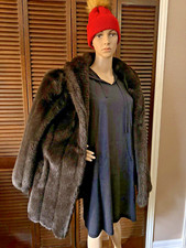 Giorgio Parnucci Paris * New York * Rome - Faux Fur Jacket Coat Size Medium