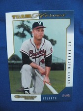 2003 Donruss baseball Team Heroes GLOSSY Eddie Mathews Atlanta Braves #48
