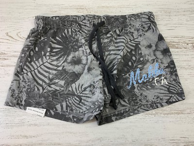 NWT Malibu California Souvenir Leaves Athletic Lounge Shorts Medium