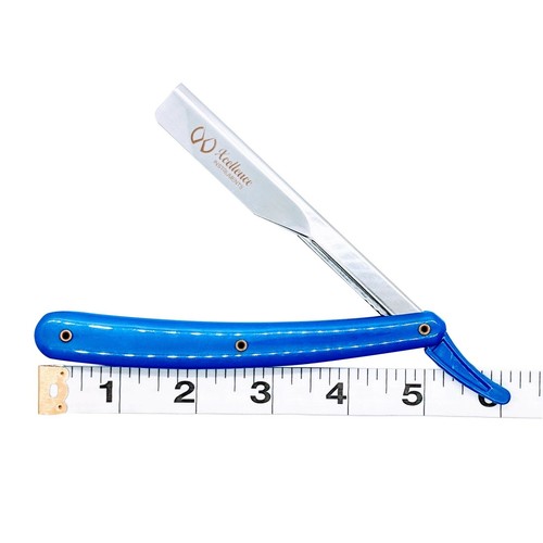 Maquinilla de afeitar recta Xcellence corte plegable garganta color azul negro o blanco - Imagen 17 de 69