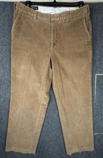 VTG Orvis Brisbane Moss Corduroy Pants Mens 36x29 Brown Classic Fit Portugal