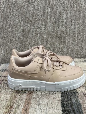 Nike Air Force 1 Pixel Shoes Womens 6.5 Pink Leather Casual Sneakers CK6649-200