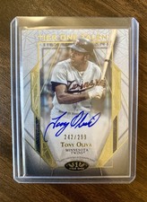 Tony Oliva 2022 Topps Tier One /299 SP Twins HOF