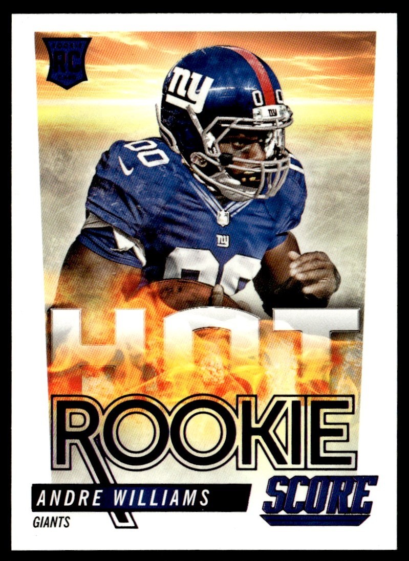 2014 Score Hot Rookies Andre Williams Rookie New York Giants #HR23