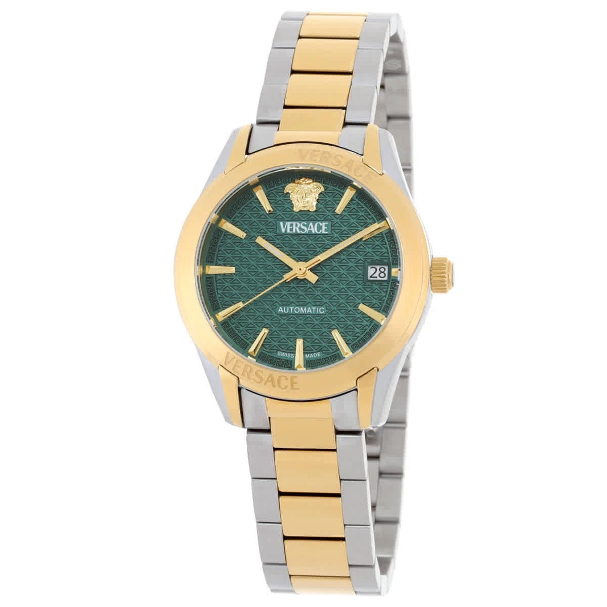 Orologio donna Versace Greca classico automatico quadrante verde VESCA0524