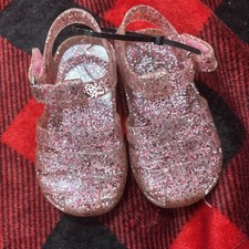 Pink Flat Sandals for Girls Summer Shoes Size 4
