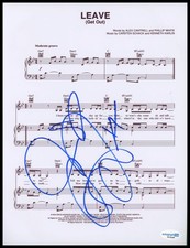 JoJo Levesque "JoJo" AUTOGRAPH Signed 'Leave (Get Out)' 8.5x11 Sheet Music ACOA