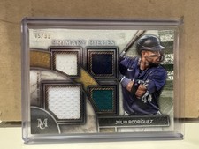 Topps 2024 Museum Collection Julio Rodríguez Mariners Quad Relic /99 SPPQ-JROD