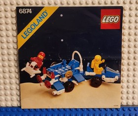 LEGO Space: Moon Rover | 6874 | Vintage, Complete w Minis & Instr. NO Box