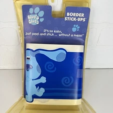 NEW Blues Clues Wall Border Stick Ups PRISS PRINTS 42322 Vtg 1999 NOS