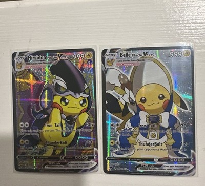その他 Mlucario Pikachu Vcos 999 Pokemon 5 Different Pikachu Vcos Full Art Holo Cosmax 999 HP 120