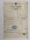 1926 antique MEAD & McKENZIE hinesburg vt FIRESTONE TIRES STATEMENT Hudson Essex — photo 1