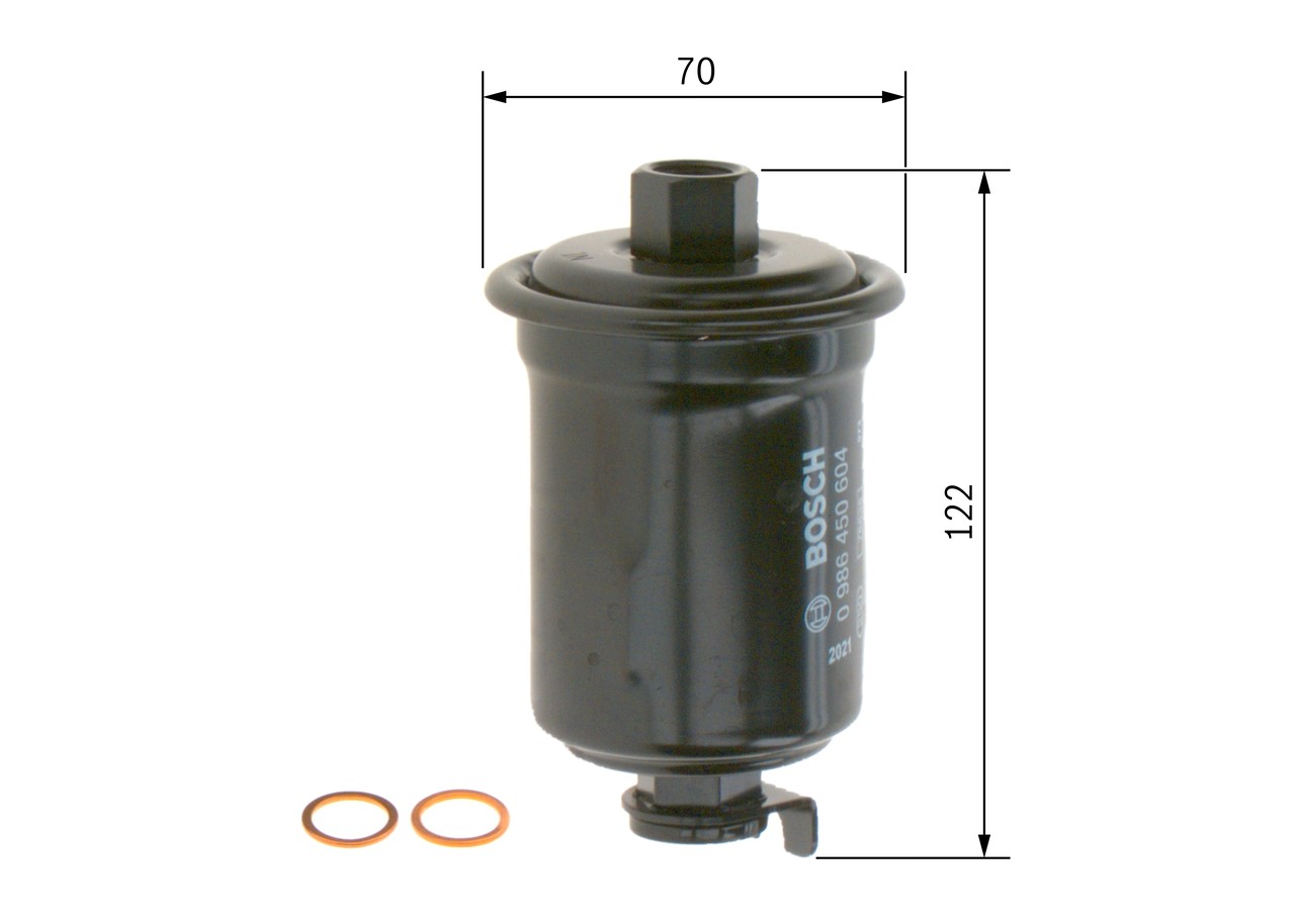 Fits BOSCH 0 986 450 604 FUEL FILTER