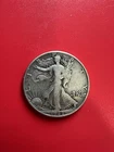 1942 Walking Liberty Half Dollar 90% Silver 12.26g US Coin