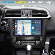 F&uuml;r Renault Kadjar 2015-2022 Android 15 Carplay Autoradio BT GPS Navi DSP 4+64GB