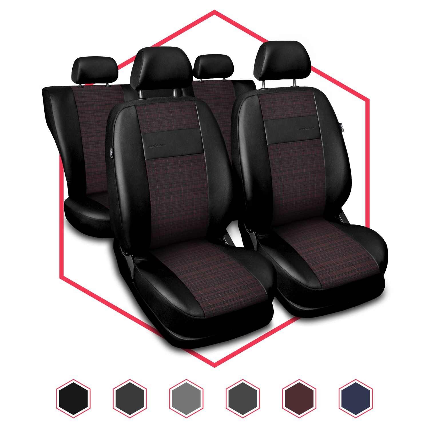 Autositzbezüge Universal Schonbezüge Schonbezug PKW Auto Sitzauflage für Ford Ka