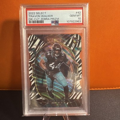 2022 Panini Select - Concourse Travon Walker #42 Zebra Prizm (RC)