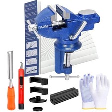 Golf Club Grip Kit, Golf Grip Removal Tool-Inlcudes Golf Grip Vise Clamp, 15