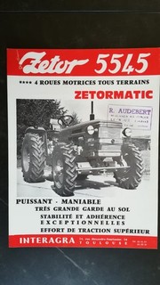 Zetor tractor leaflet