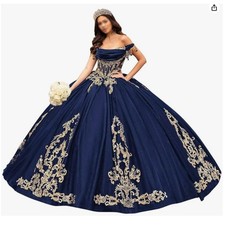 Quinceanera Dresses/Gown Sweet 16 sixteen / Bridal Beaded Tulle Medium or Size 6