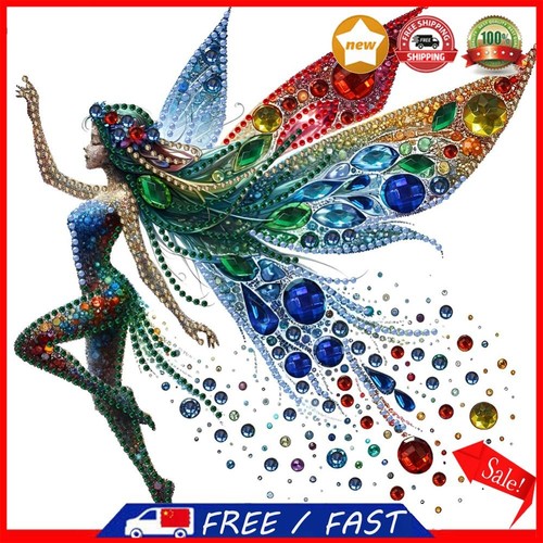 5D DIY Partial Special Shaped Drill Diamond Painting Kit Fairy ...