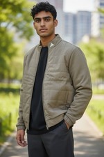 Adidas Men's Quilted Warm Premium Warm Pufer Jacket Green ADVR0944 Size L