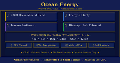 Life Force Energy Alignment Ormus 32oz 2x Extra Strength